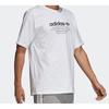 Adidas Originals Trefoil Language Logo Short Sleeve T-Shirt Men Tops White DH2288