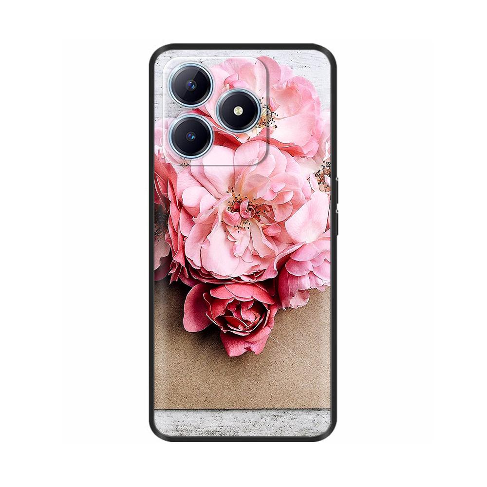 For Realme C63 Case Animals Soft Silicone TPU Phone Cases Back Cover For OPPO Realme C63 C61 C 63 Shockproof Protective Fundas