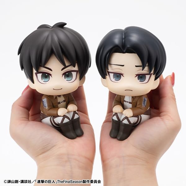 Figura completa de Levi de Ataque dos Titãs Rukappu
