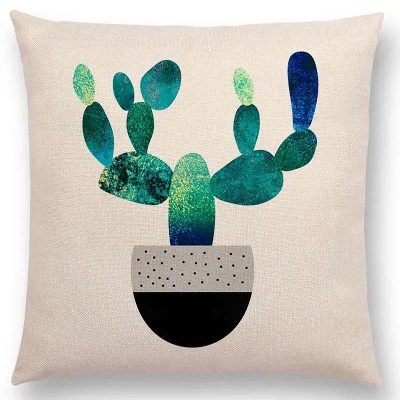 Latest Lovely Happy Cactus Pretty Pineapple Colourful Ice Cream Precious Agate Prints Car Cushion Cover Sofa Throw Pillow Case