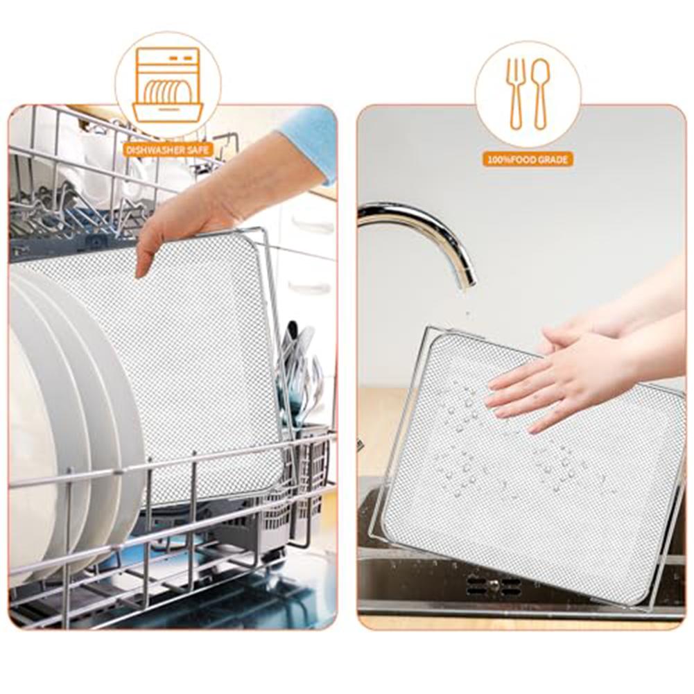 Easily Cleanable Stainless Steel Air Fryer Basket Designed for Compatibility with Models Like the DT251 & More