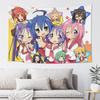 Colorful Anime Girl Tapestry Bedroom Decoration Wall Hanging Blanket Tapestry Cool Stuff For Room