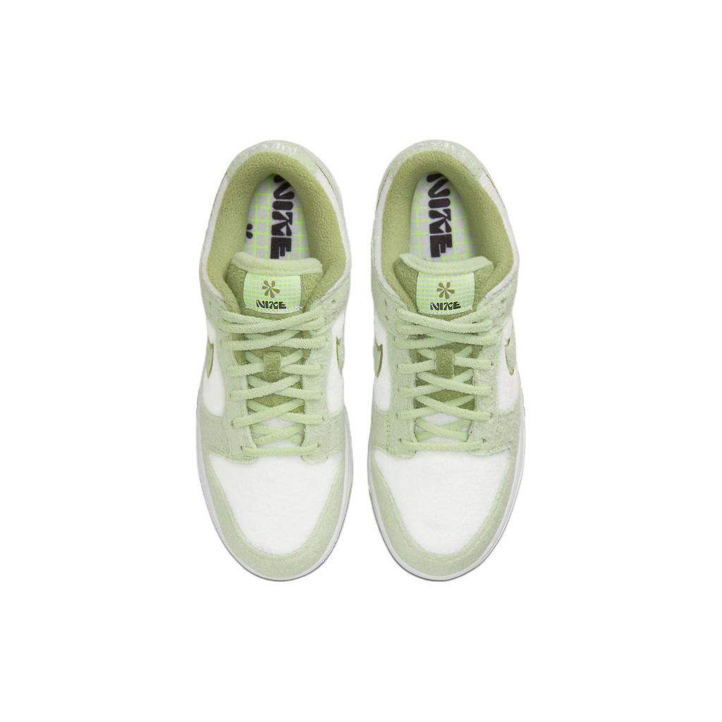New Nike Dunk Low Se Fleece Pack Honeydew Women's DQ7579-300