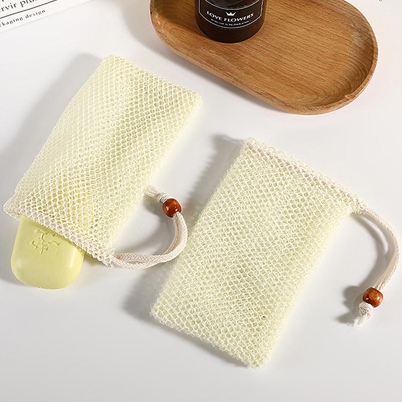 Cotton Sack Soap Bag Preservation Bag Rich Foam Foam Soap Bag Exfoliating Soap Mesh Bag Shower Soap Holder Pocket
