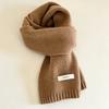 New High-quality 111 Pure Scarf Women's Winter Australian Warm Knitted Versatile Couple Red Scarf