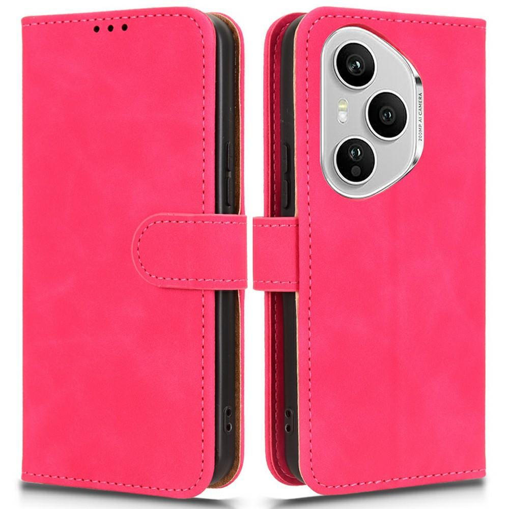 Dla Honor 400 Pro 5G (Światowy) Skórzane etui przyjemne w dotyku odporne na upadki portfel etui na telefon z klapką