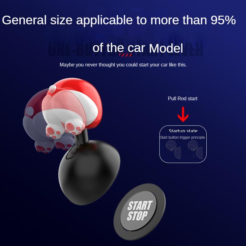 20PCS Car One Touch Start Button Rocker Push Button Cover Car Start Button Cover Decorative Accessories Car Accessories