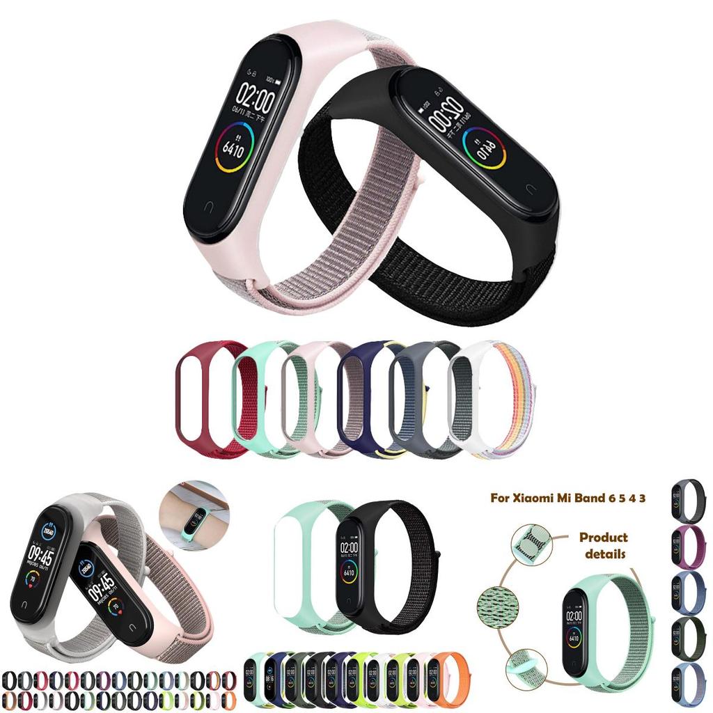 High-quality Adjustable Nylon Strap For Xiaomi Mi Band 3/4/5/6 Durable And Lightweight