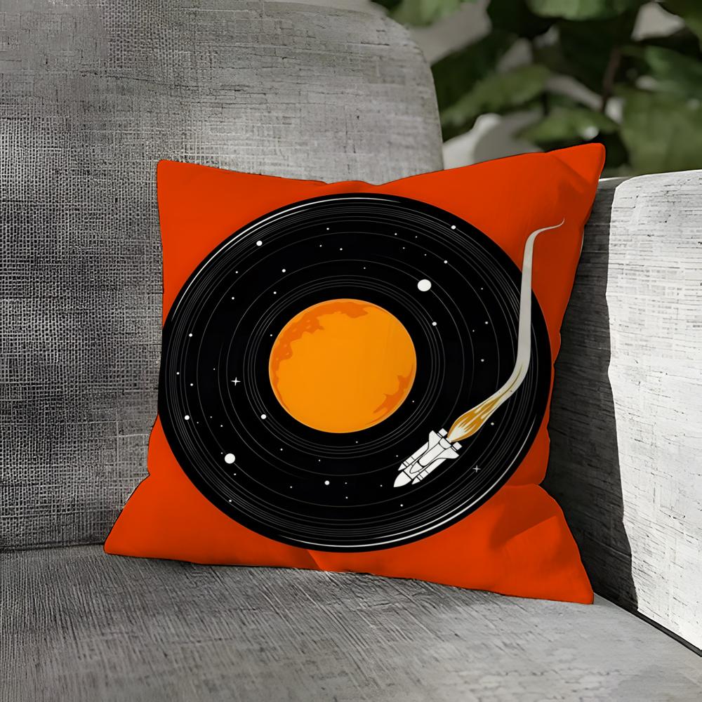 Abstract Musical Note Patterns Pillow Case Linen Pillows Case Cushions Case Sofa Pillows Case Decor Home