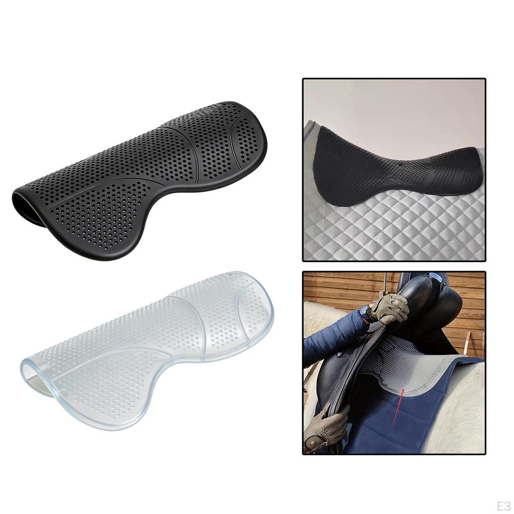 Sottosella in Gel per Equitazione Tutto Scopo Protezione Confortevole Cavallo Antiscivolo per Cavalli