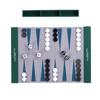 Light Weight Rolls Up PU Leather Backgammon Game Mat Backgammon Board And Chess Set For Traveler And Game Enthusiasts