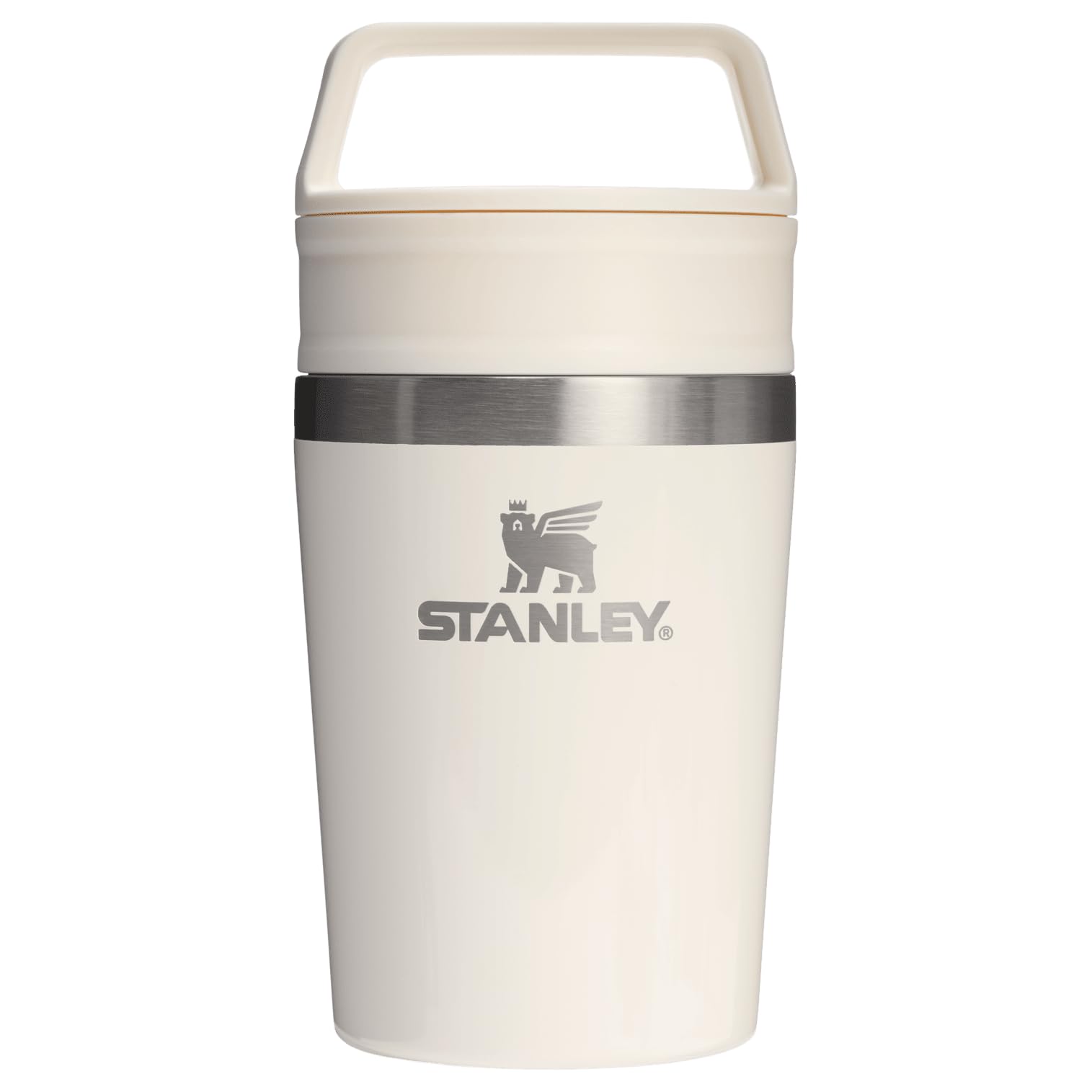 Stanley 1913 Cafe To Go Travel Vacuum Insulated Cream 8oz Mug, Gloss, 0.23L