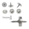 Catturaporta Magnetico Ultra-Sottile da 1,2 kg per Armadio in Vetro o Porta Scorrevole, Spazio Zero, Cattura Rotonda Magnetica Forte.