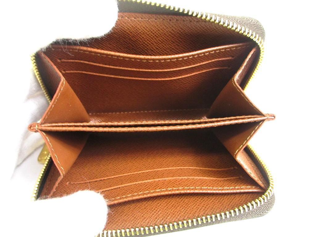 Authentic LOUIS VUITTON Monogram Brown Leather Zippey Coin Purse #a932  Refurbished