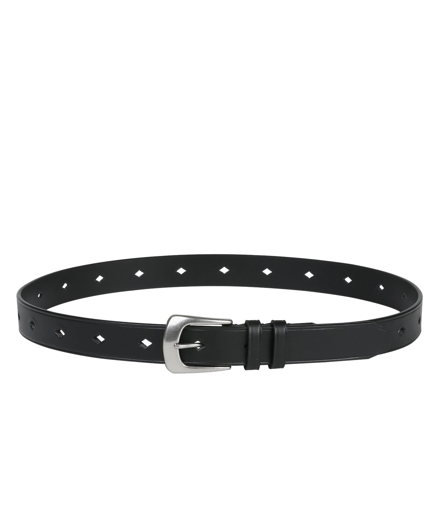 

Ремень Paul Smith Diamond Hole из кожи, размер M, черный, чёрный