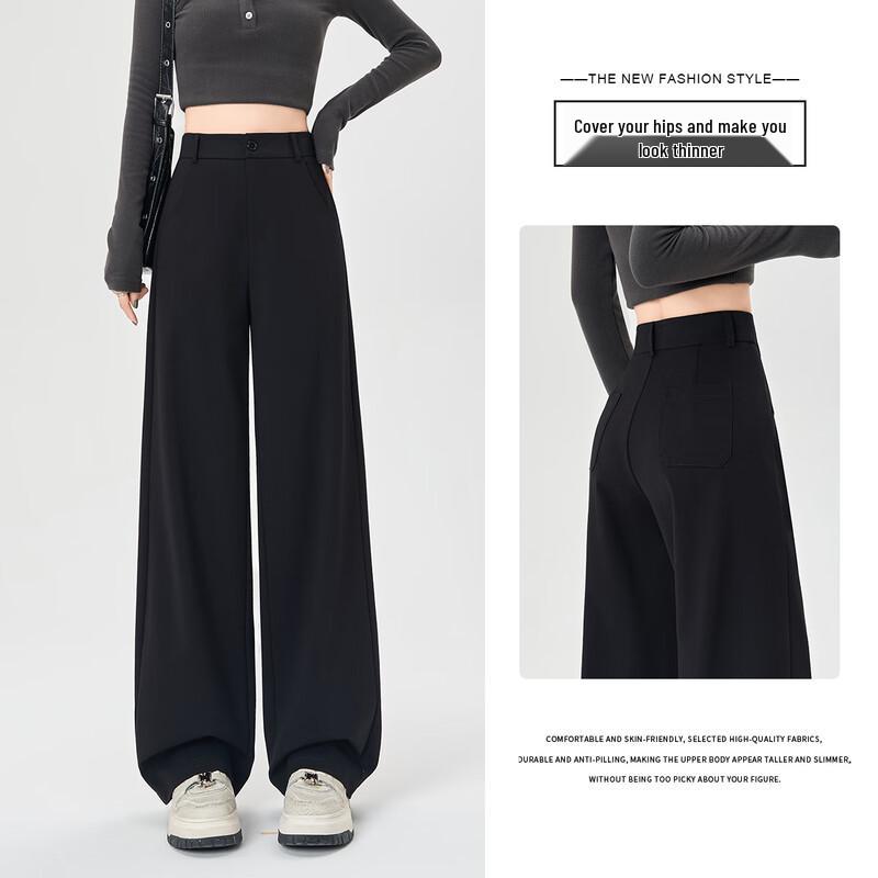 Women's High-Waist Wide-Leg Trousers