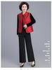 Elegant Red Spring Cardigan Vest for Middle-Aged Women