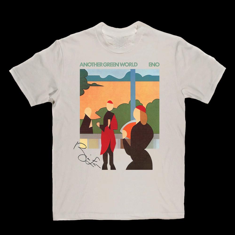 Brian Eno Another Green World Heavy Cotton White Full Size Unisex Shirt BL392