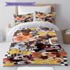 Gremlins Pattern Bedding,Quilt Set Quilt Cover Pillowcase Home Birthday Gift (1 * duvet cover + 2 * pillowcase, without core)