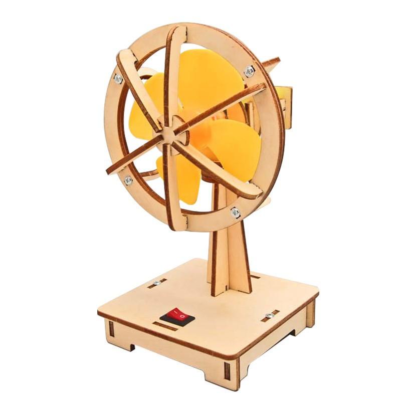 

DIY Electric Shaking Fan Science Experiment Model Kit for Kids - Educational STEM Handcraft Project for Students Toy Kids Gift