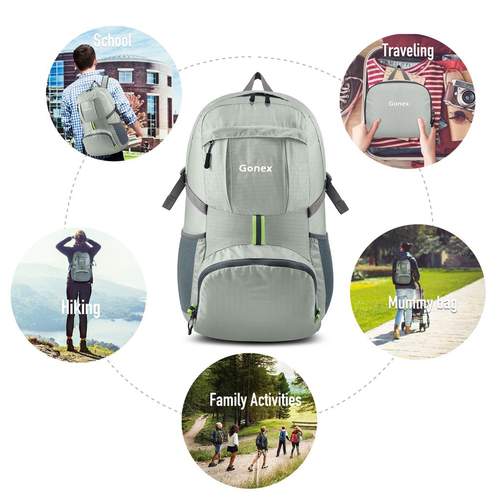 gonex 35l lightweight packable backpack