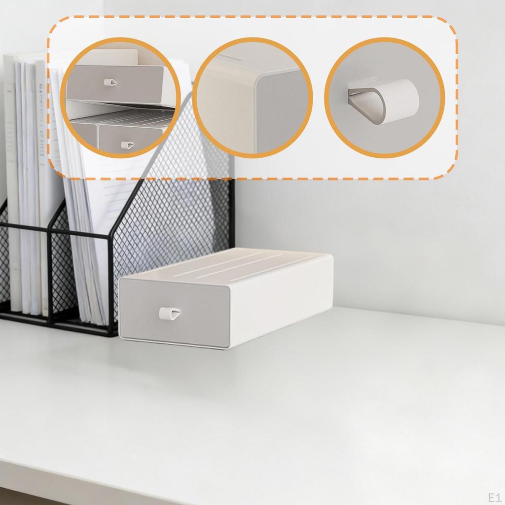 Desktop Storage Box Desk Organizer Drawer Table Organization for Office Dorm Versatile Functional