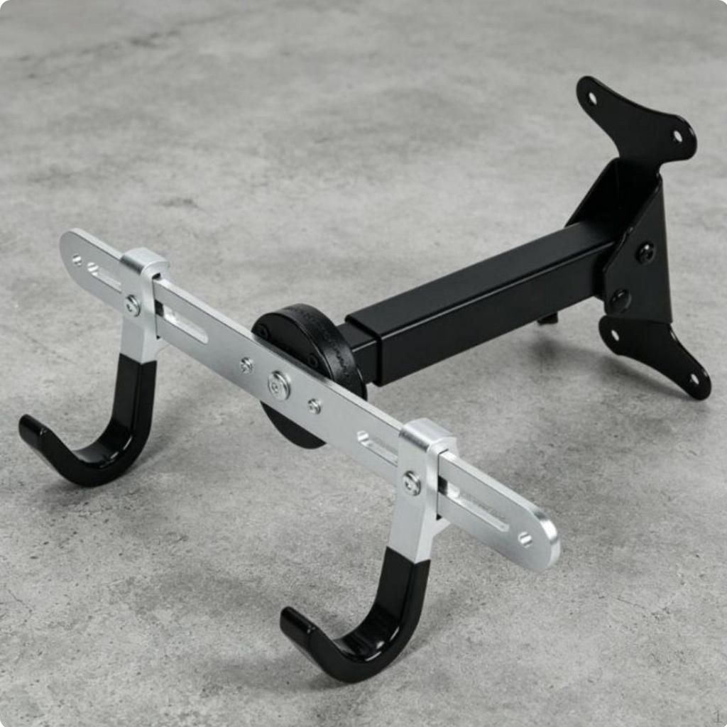 Wall Mounted Bike Hanger Space Saving Cycle Mount Rack Heavy Duty Adjustable Storage Hook