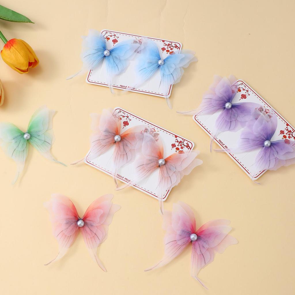 Elegant Butterfly Hair Clip - Exquisite Hanfu Style for Girls