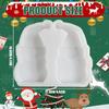 Christmas Dwarf Silicone Mould for Epoxy Resin Gypsum Ornament Chocolate Fondant Silicone Mould Kitchen Baking Mold