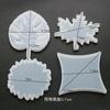 Diy Crystal Glue Silicone Mold Coaster Mold Leaf Maple Leaf Diamond Handmade Mirror