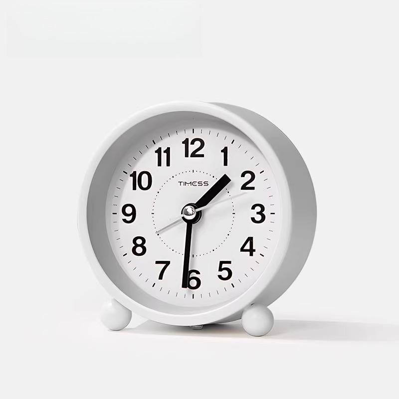 6 Colors Desk Alarm Clock Bedside Clock Quartz Clock Kids Student Alarm Clock Classic Small Alarm Clock for Home Office Decor