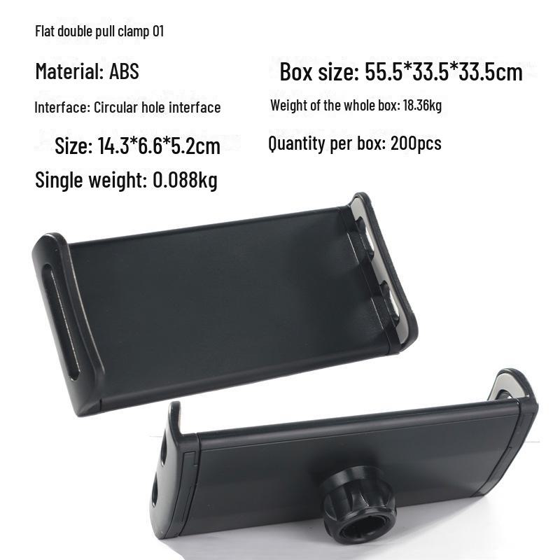 

Регулируемый зажим для планшета для устройств с диагональю 4–12,9 дюйма — поддержка двух или одного вытягивания для телефонов и планшетов