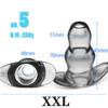 Silicone Hollow Anal Plug With Stopper Speculum Enema Anus Dilator Butt Plug Prostate Massage Bdsm Sex Toys For Woman Men