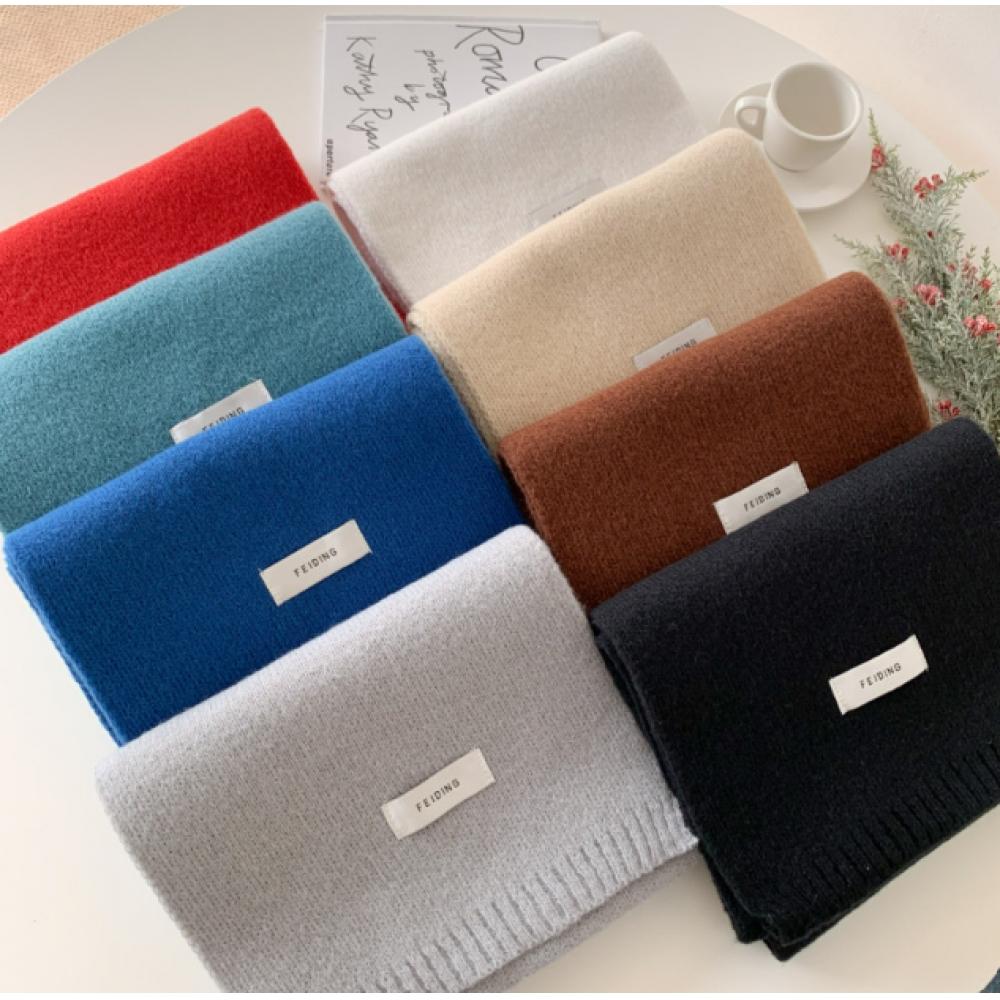 

Миниатюрная зимняя шаль из шерсти яркой вязки Blue City, 8 цветов