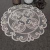 Modern classical embroidery square table mat vase fruit tray table lamp pad cloth furniture cover cloth wedding banquet decor
