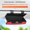 Universal multifunctional car sunshade glasses protection box, sunglasses and sunglasses rack storage box, clip on sunshade, car