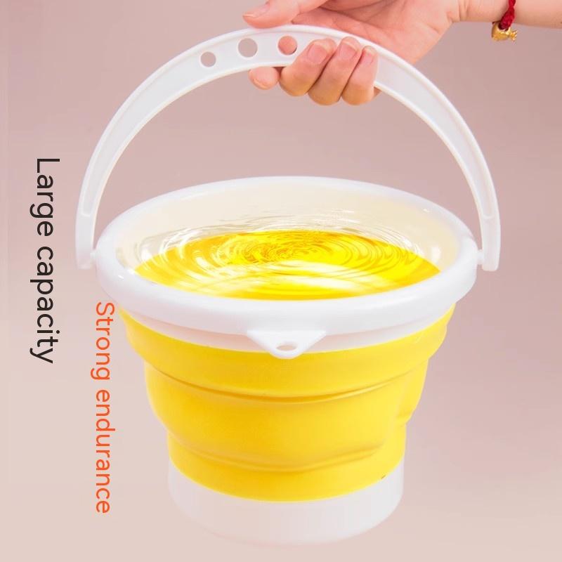 Silicone Folding Mini Bucket for Washing Painting Brush Watercolor Drawing  Water Cup Washing Cleaning Tools Paint Pallette