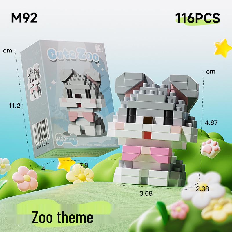 Pirate Anime Character Building Blocks for Kids - Educational Assembly Desktop Ornaments