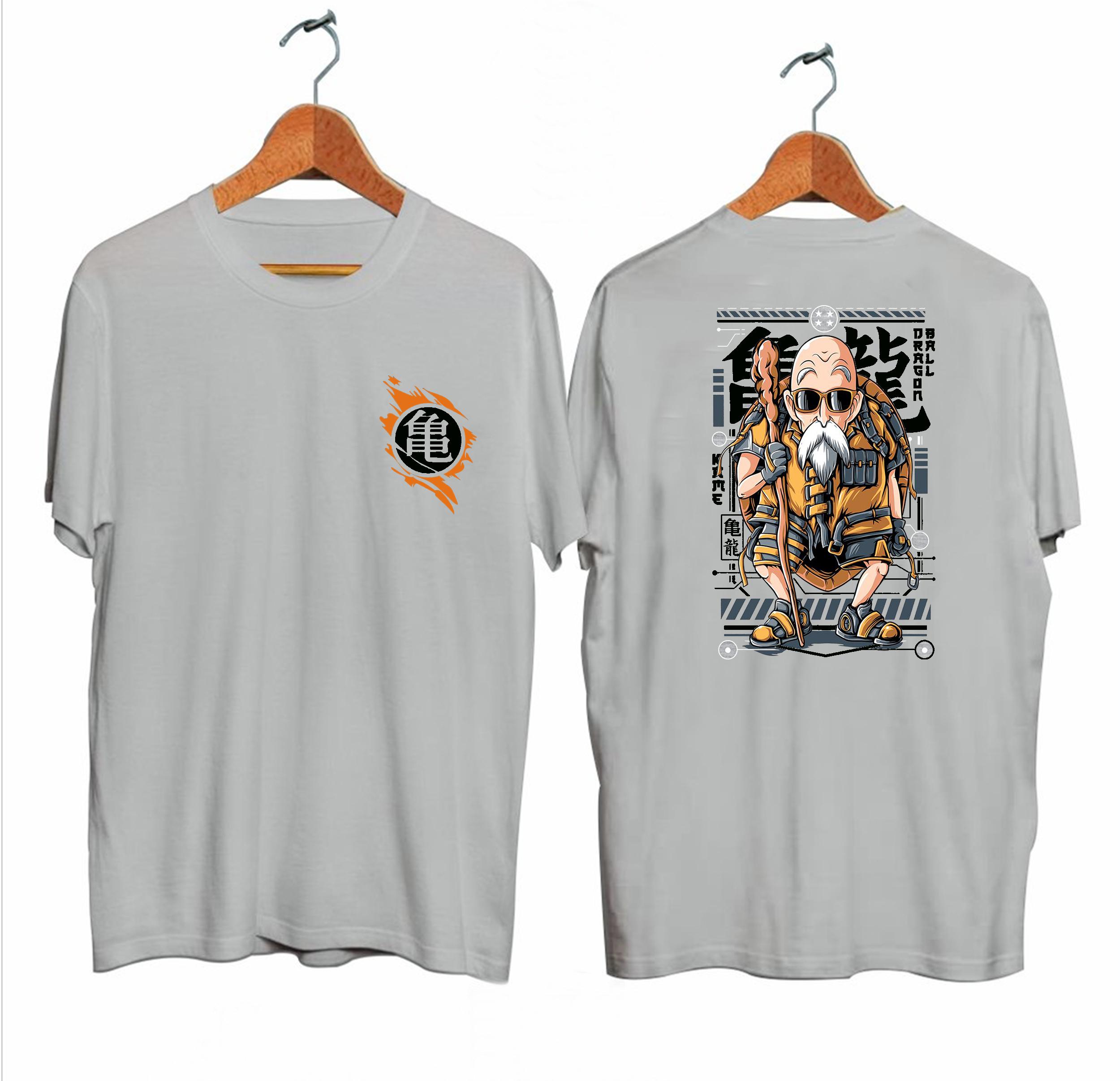 

Dragon Ball Master Roshi Printed Men Women Summer T-Shirt Casual Sports Fitness Loose Oversized Comfortable Cotton Short Sleeves 4XL