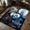 1Pc Corpse Bride Print Rug - Computer Chair Area Rug home decoration Carpet For Living Room Bedroom Flooring Mat