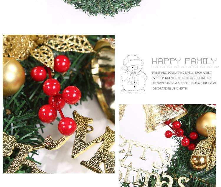 2025 Weihnachtsfensterkranz - 30CM Feiertagsdekoration für Einkaufszentren & Hotels