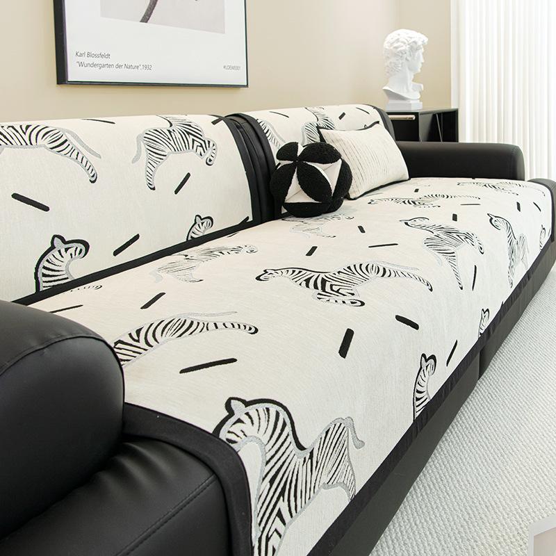 Chenier Sofa Cushion Towel Universal In All Seasons, Modern High-end Leather Sofa Cover All-inclusive Universal Cover Sofa Cushion