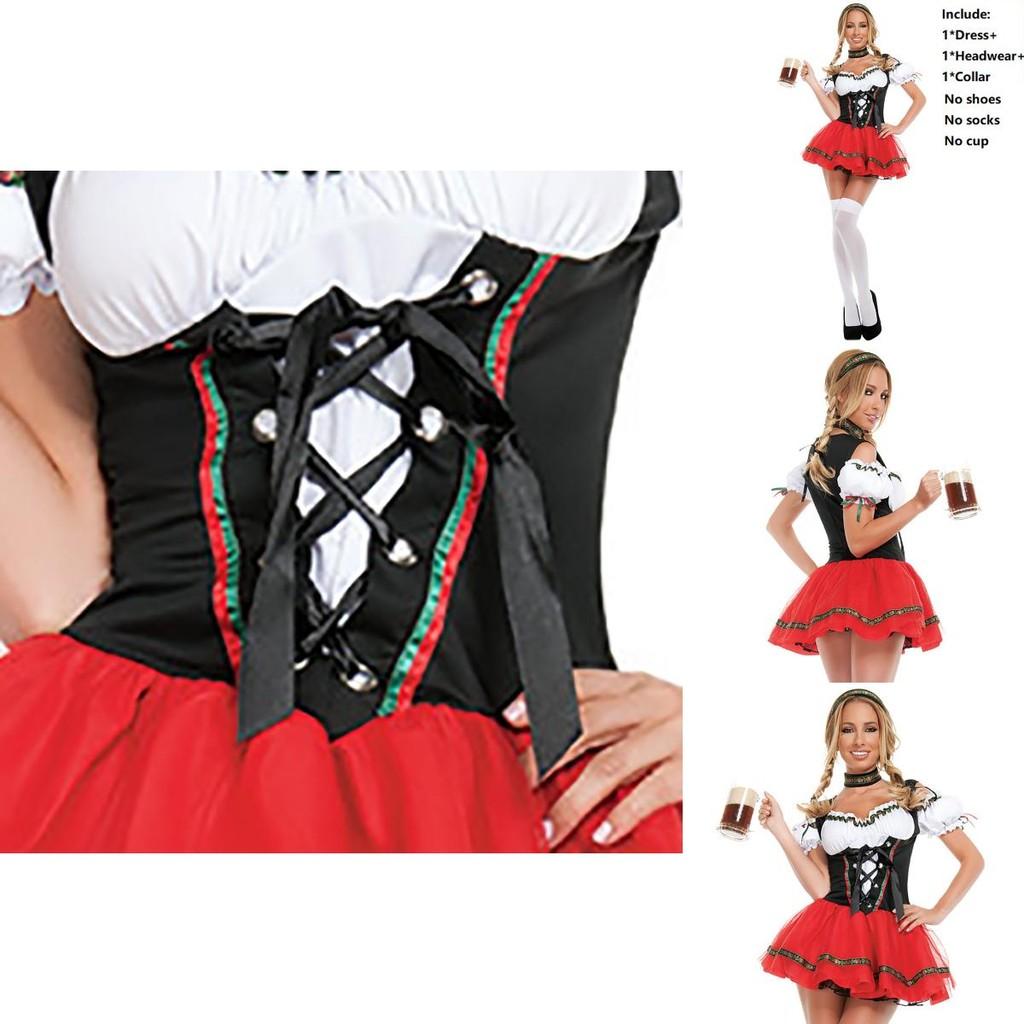 High Quality Oktoberfest Beer Maid Wench Outfit Ideal For Themed Parties