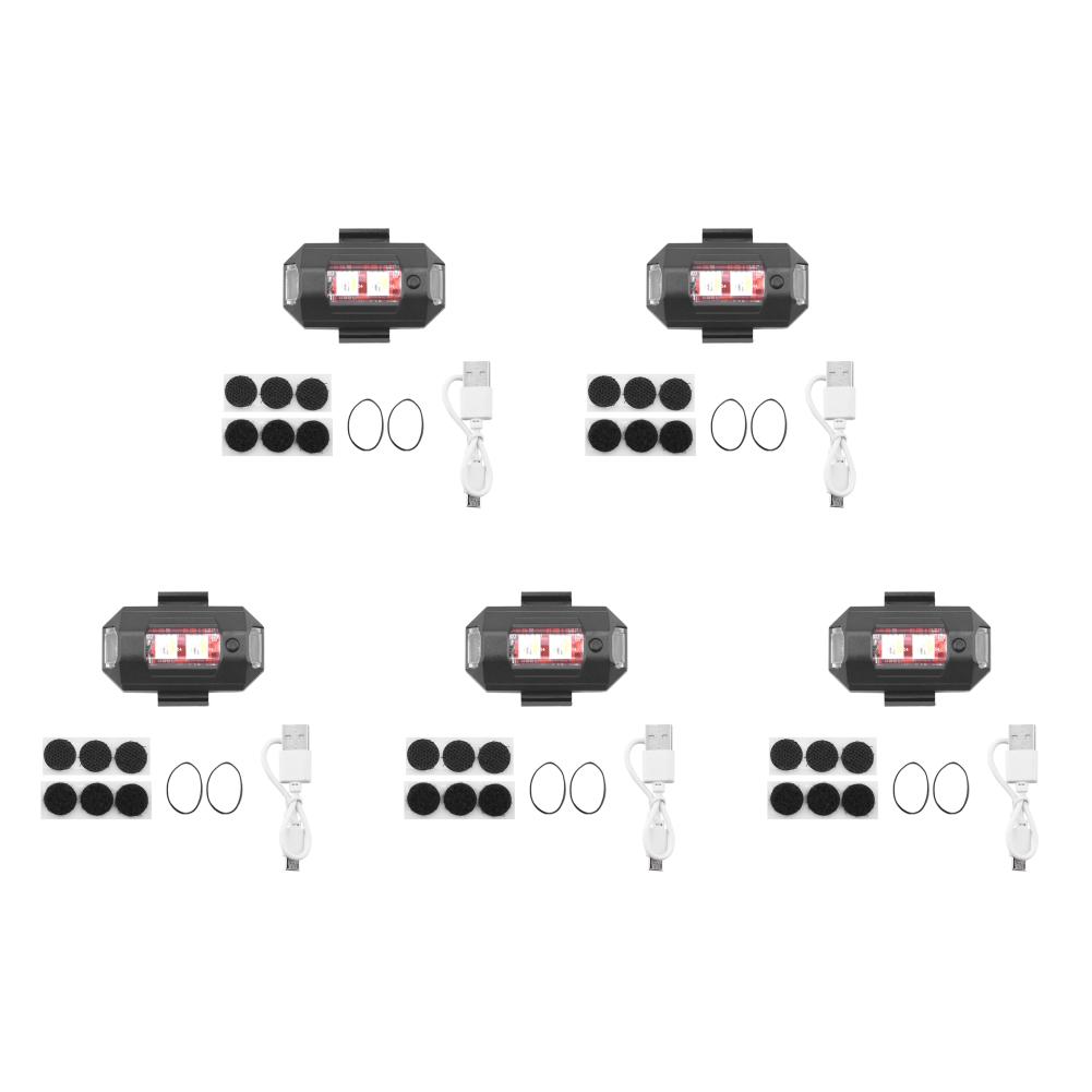 1-5Pcs LED Strobe Warning Light for DJI Mavic 3/MINI/2/SE/Air 2S Drone High Brightness Anti-Collision Strobe Night Signal Light