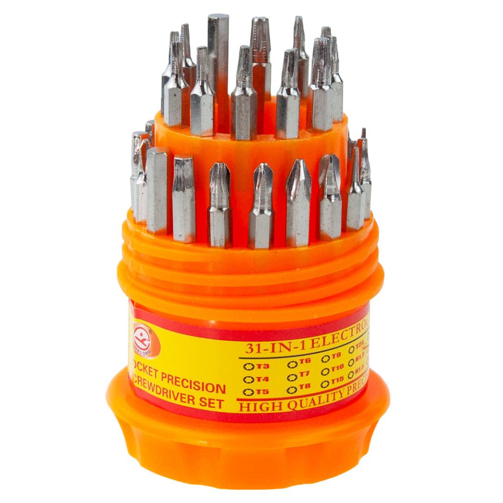 BT14 MULTIFUNCTIONAL SCREWDRIVER PRECISION SCREWDRIVERS 31in1 TORX HEX CROSS HEAD BITS