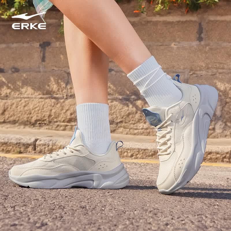 Erke Women's Shuxing Lightweight Casual Running Shoes