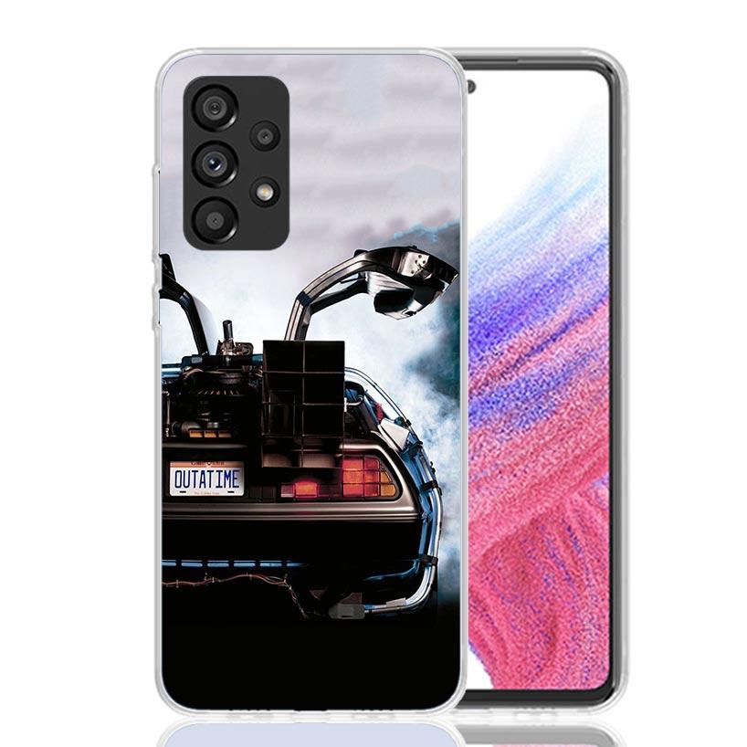 Back To The Future Time Machine Case Phone Cover for Samsung Galaxy A17 A16 A15 A14 A13 A56 A55 A54 A53 A36 A35 A34 A33 A26 A25