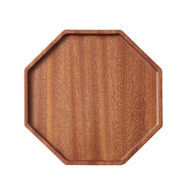 Octagonal Wooden Serving Tray