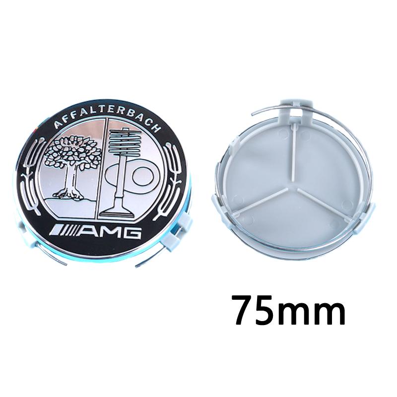 4pcs 75mm Car Wheel Center Caps Hub Caps Rims Cover For Mercedes Benz AMG A B C S Class E GLA CLA GLB GLE GLK GLS Accessories