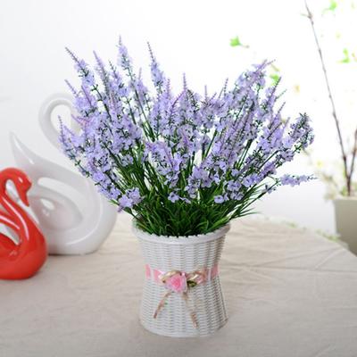 1Pc Artificial Flower Lavender Garden DIY Party Home Wedding Craft Table Decor
